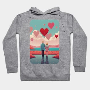 Couple in valentines day Hoodie